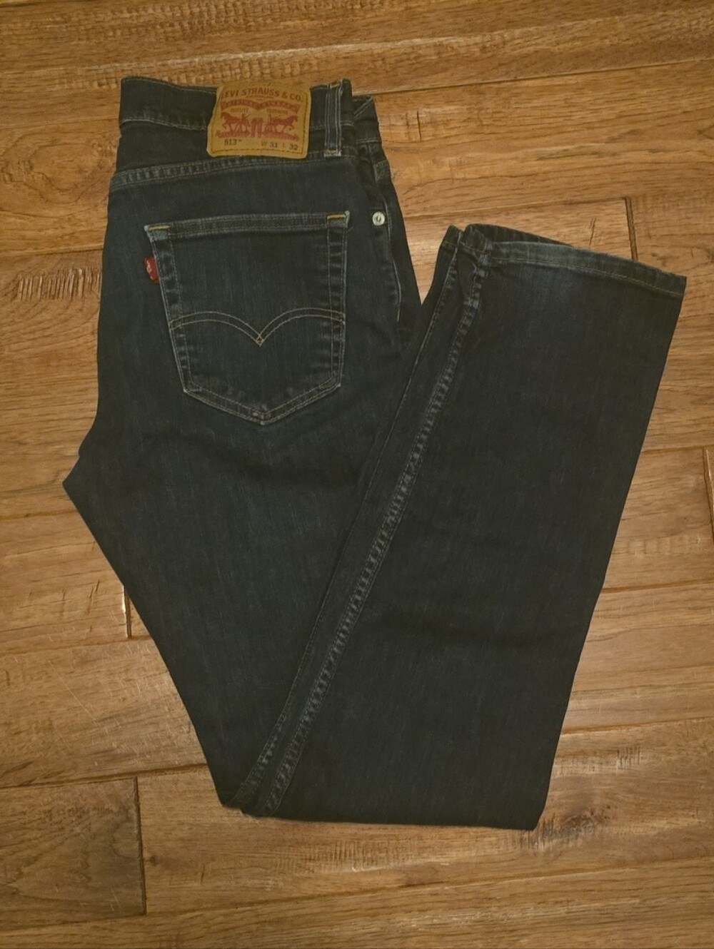 Levi's Men's Dark Indigo Straight Jeans